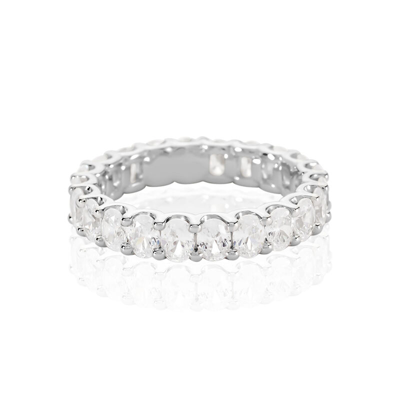 SOPHINA Damen Ring Silber 925 Zirkonia Wei&szlig; - Ringe mit Stein Damen | OROVIVO