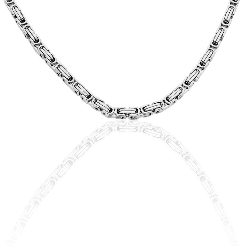 TILL Herren Kette Edelstahl B 4,5 mm - K&ouml;nigsketten Herren | OROVIVO