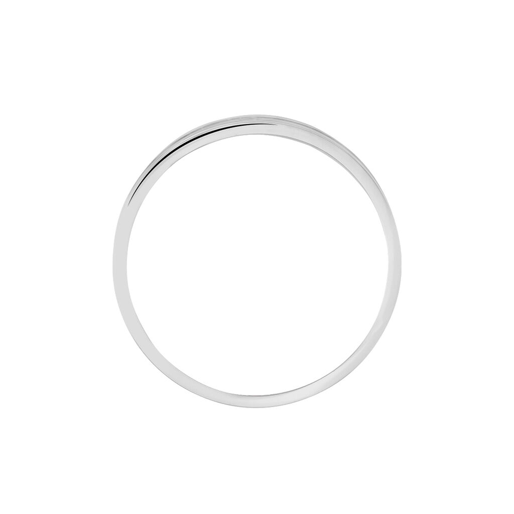 Alliance Ruban Argent Poli Et Carbone - Spannringe Herren | OROVIVO