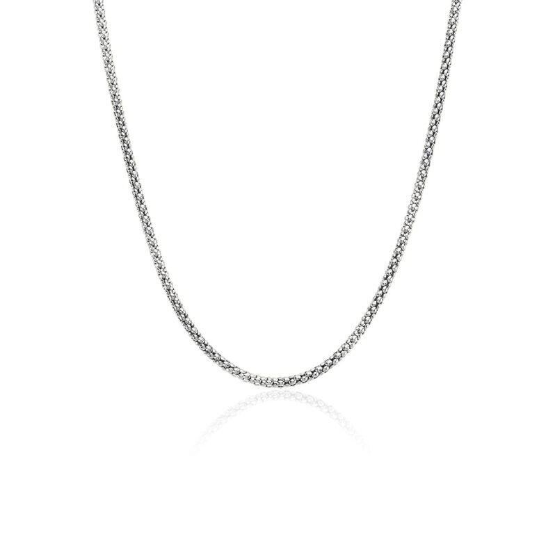 AMALLA Damen Kette Edelstahl B 2,3 mm - Halsketten Damen | OROVIVO