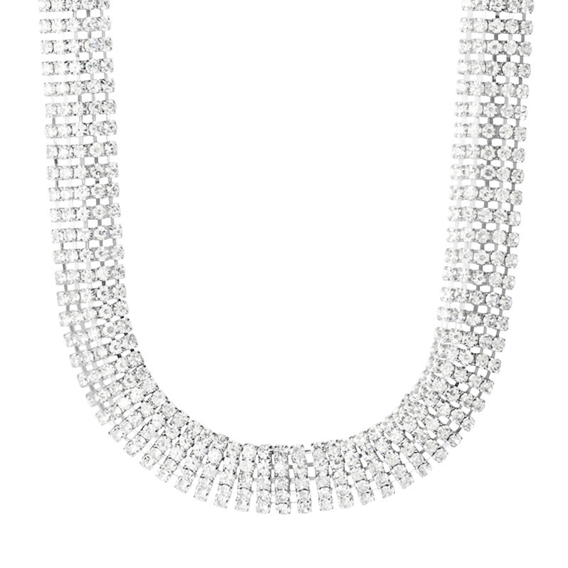 Collana Tennis Romantic Shine Metallo Cristallo - Spannringe Damen | OROVIVO