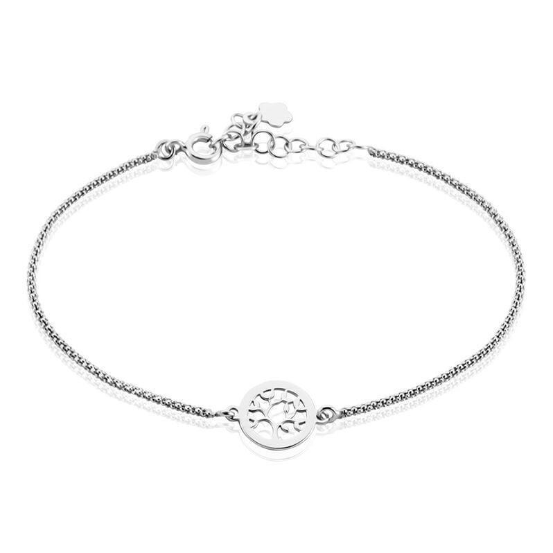 Bracelet Ethna Argent Weiss - Spannringe Damen | OROVIVO