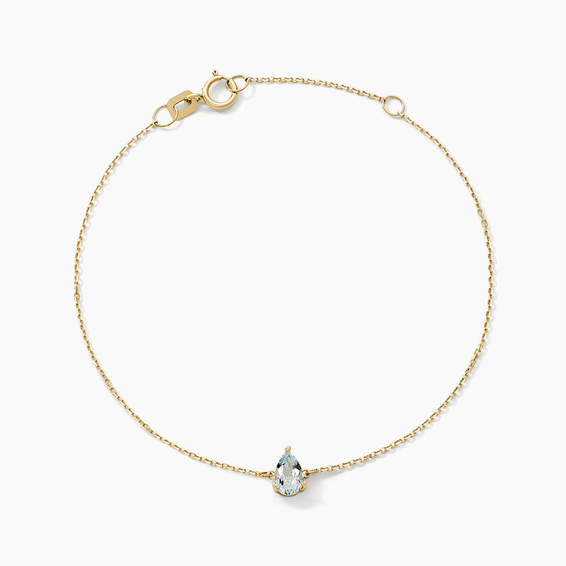 Bracelet Goutte Or Jaune Topaze - Spannringe Damen | OROVIVO