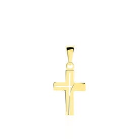 Kreuz Anhänger Gold 585 - Kreuzanhänger Familie | OROVIVO
