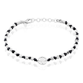 Herrenarmband Kugelkette Silber 925 Kompass - Armbänder Herren | OROVIVO