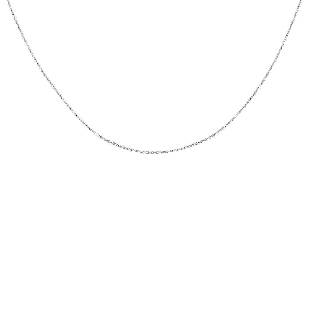 Unisex Ankerkette Weißgold 585  - Halsketten Unisex | OROVIVO