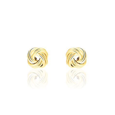 Damen Ohrstecker Gold 375 Knoten - Ohrstecker Damen | OROVIVO