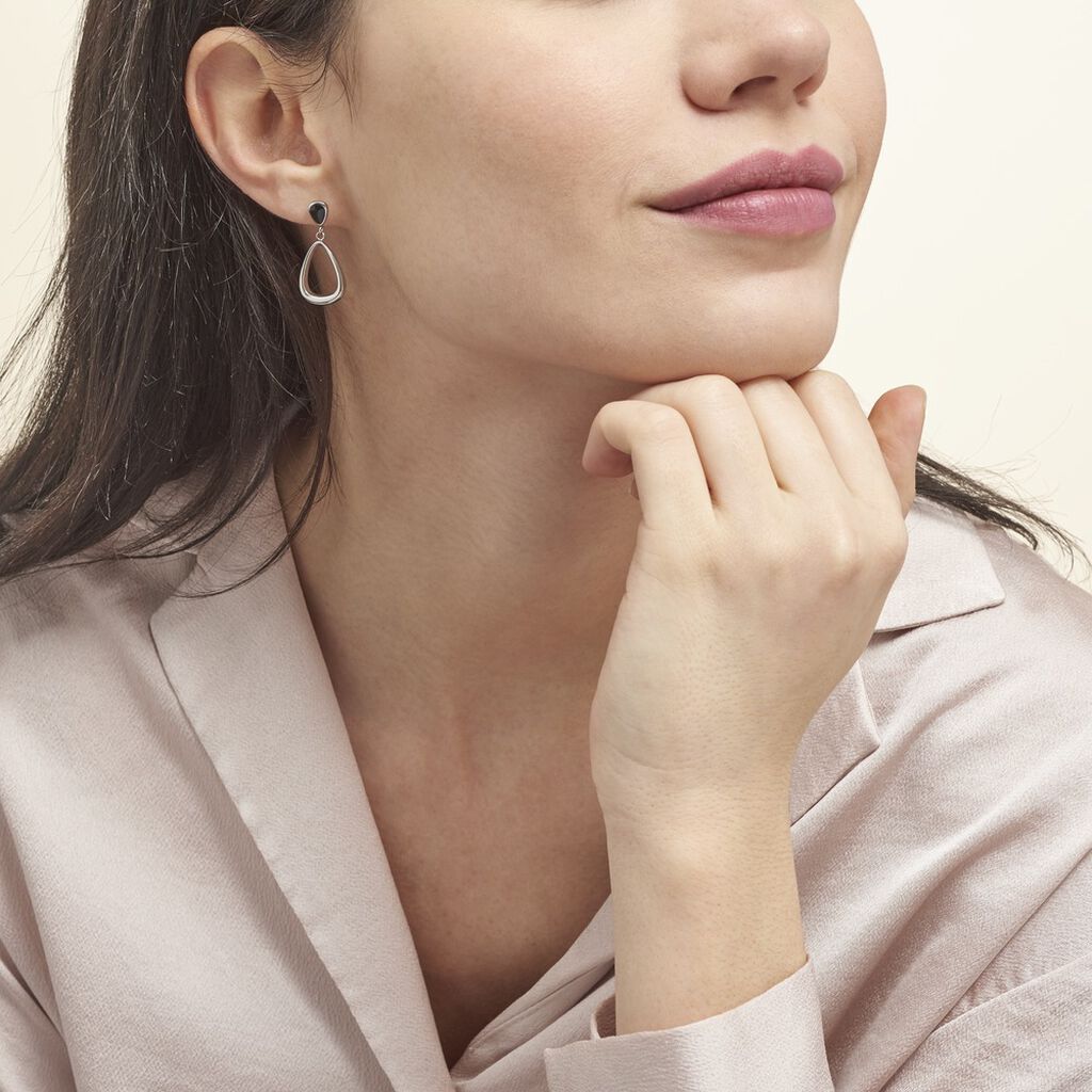 Boucles D'oreilles Acier  - Spannringe Damen | OROVIVO