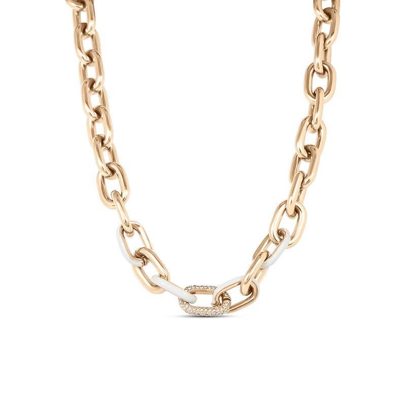 Catena Lady Sweet Acciaio Rosa Cristallo - Spannringe Damen | OROVIVO