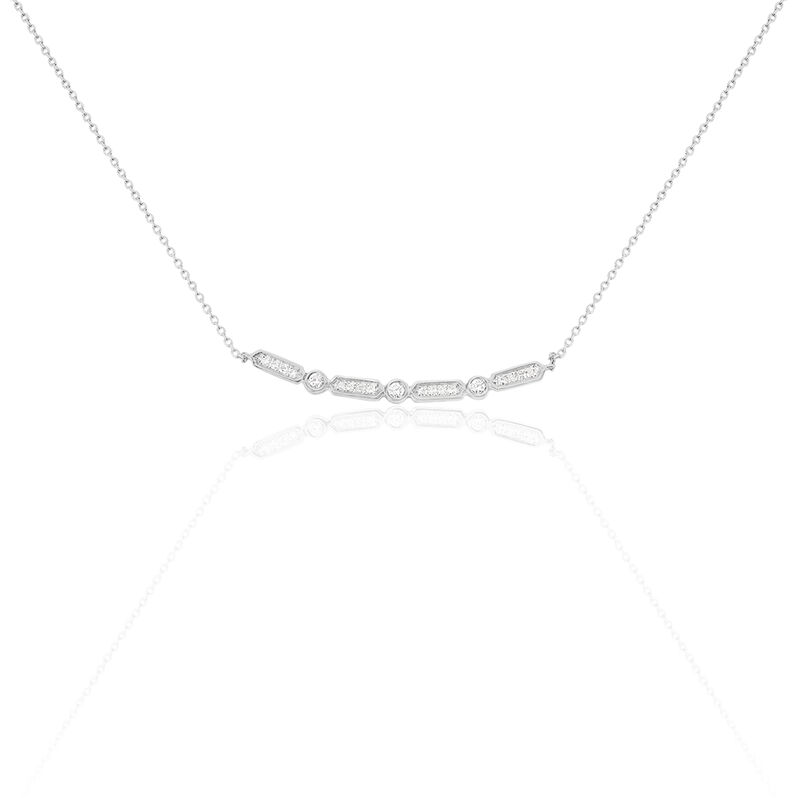 Collier Or Weiss Art Deco - Spannringe Damen | OROVIVO