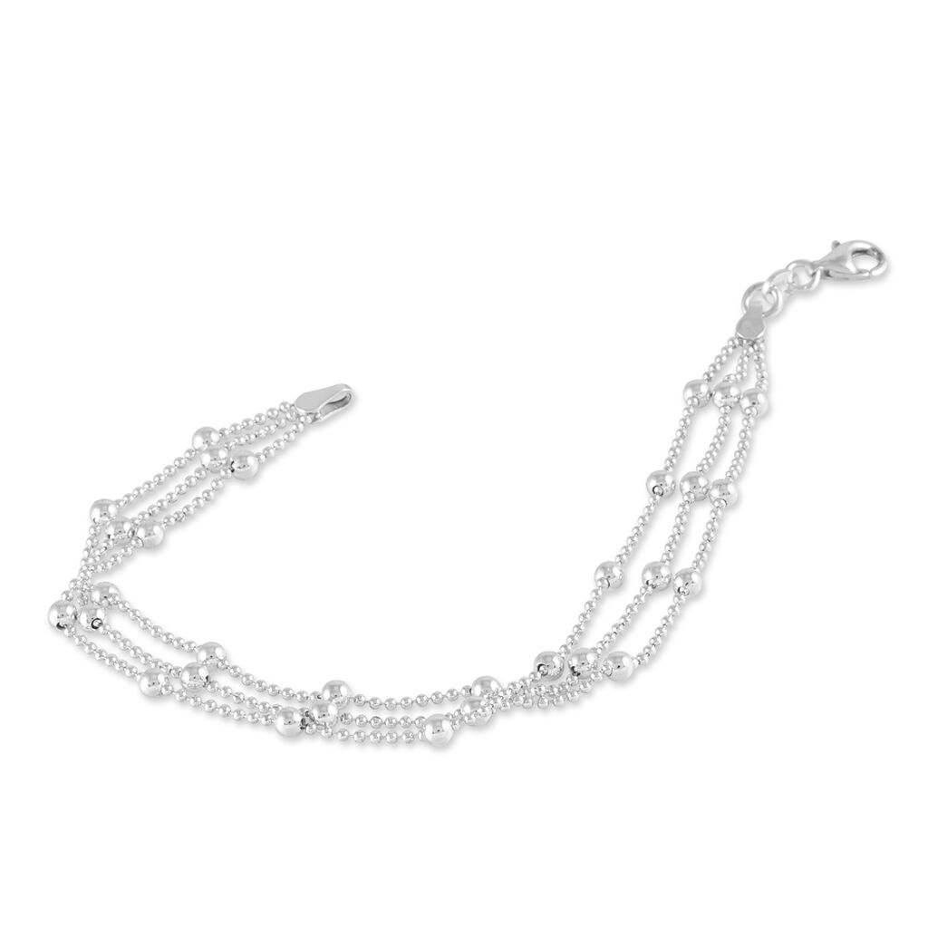 SOUELA KUGEL Damen Armband Silber 925 Ball