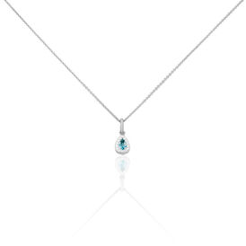 Damen Halskette Silber 925 Rhodiniert Zirkonia  - Ketten mit Anhänger Damen | OROVIVO
