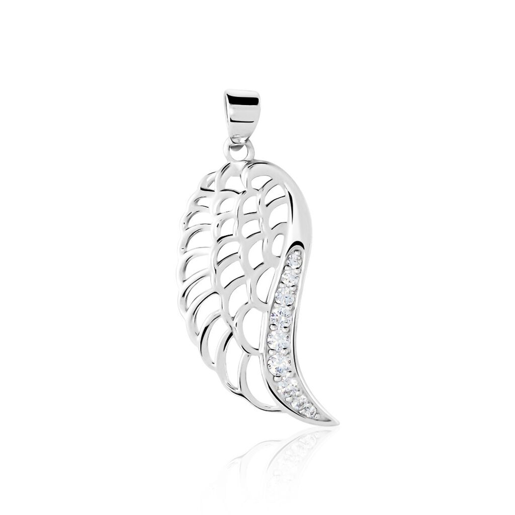 🦚 Damen Anhänger Silber 925 Zirkonia Flügel Tiril Flügel , Anhänger mit Stein 🦚 Damen Anhänger Silber 925 Zirkonia Flügel Tiril Flügel , Anhänger mit Stein