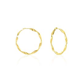 Damen Creolen Edelstahl Vergoldet 35mm - Creolen Damen | OROVIVO