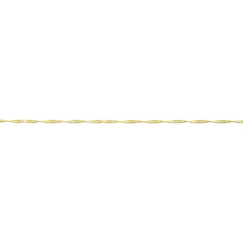 Thumbnail - Damen Singapurkette Gold 375 , Kette ohne Stein