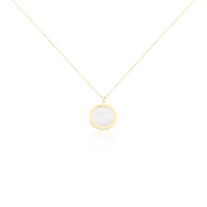Collier Enolya Or Jaune Nacre - Spannringe Damen | OROVIVO