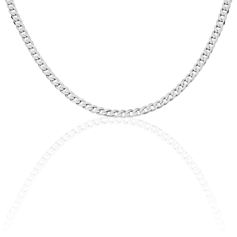 PANZER S 8 Unisex Kette Silber 925 B 5 mm - Halsketten Unisex | OROVIVO