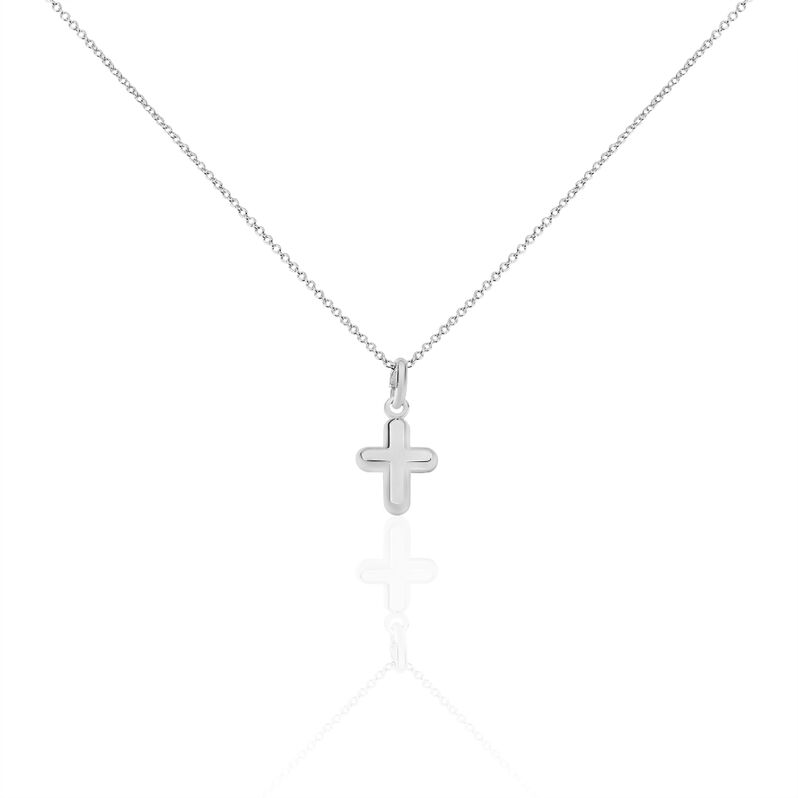 Damen Collier Silber 925 Religi&ouml;ses Kreuz - Halsketten Damen | OROVIVO