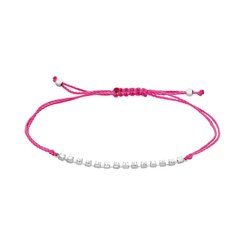 Bracelet Jordanneae Argent Blanc Oxyde De Zirconium - Spannringe Damen | OROVIVO