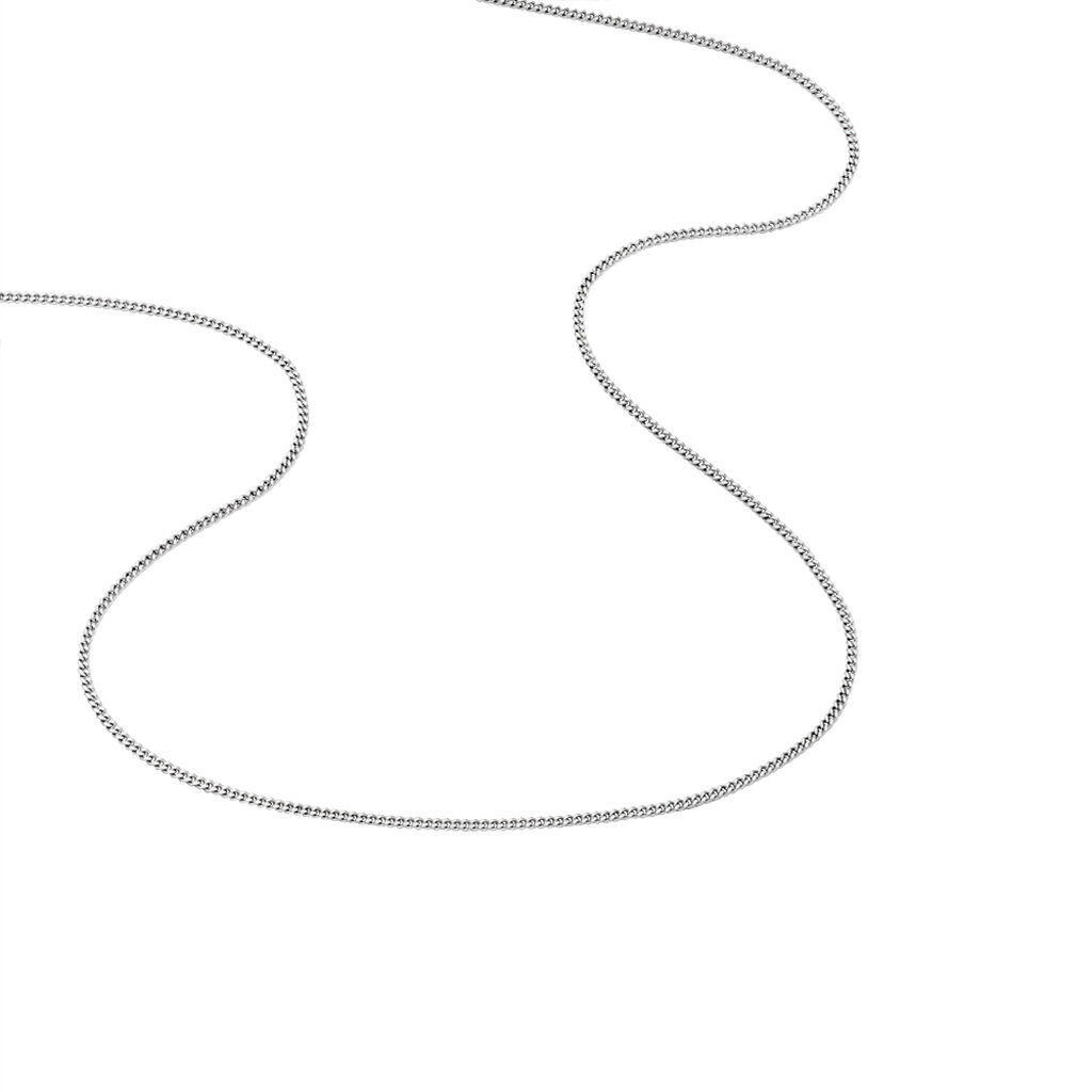 PANZER S FLACH 1 Damen Kette Silber 925 B 1,4 mm