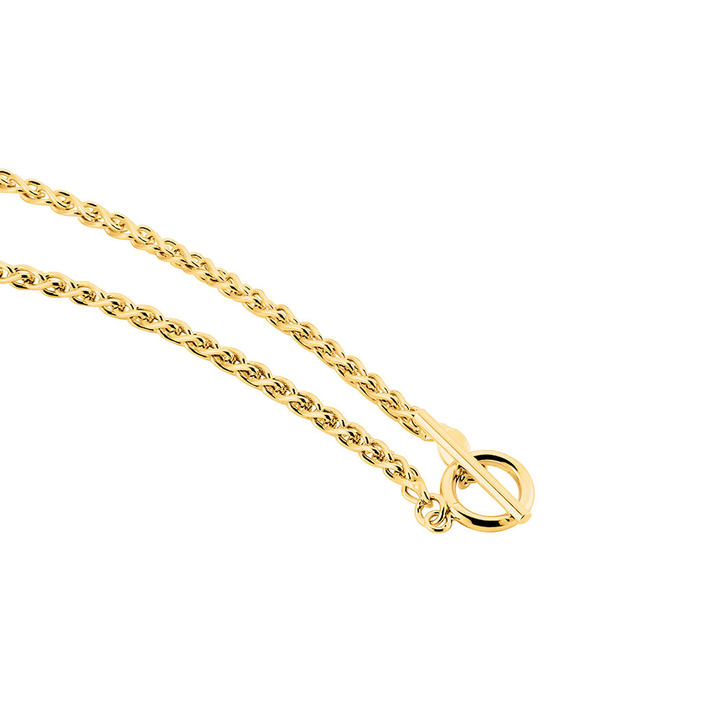 MADALYN Damen Kette Silber vergoldet 925 B 3 mm