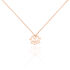 ROSITA LOTUS Damen Collier Silber rosevergoldet 925 Lotusblume