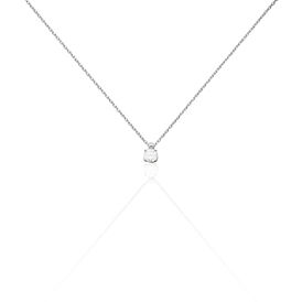 Damen Halskette Weißgold 375 Zirkonia - Ketten mit Anhänger Damen | OROVIVO