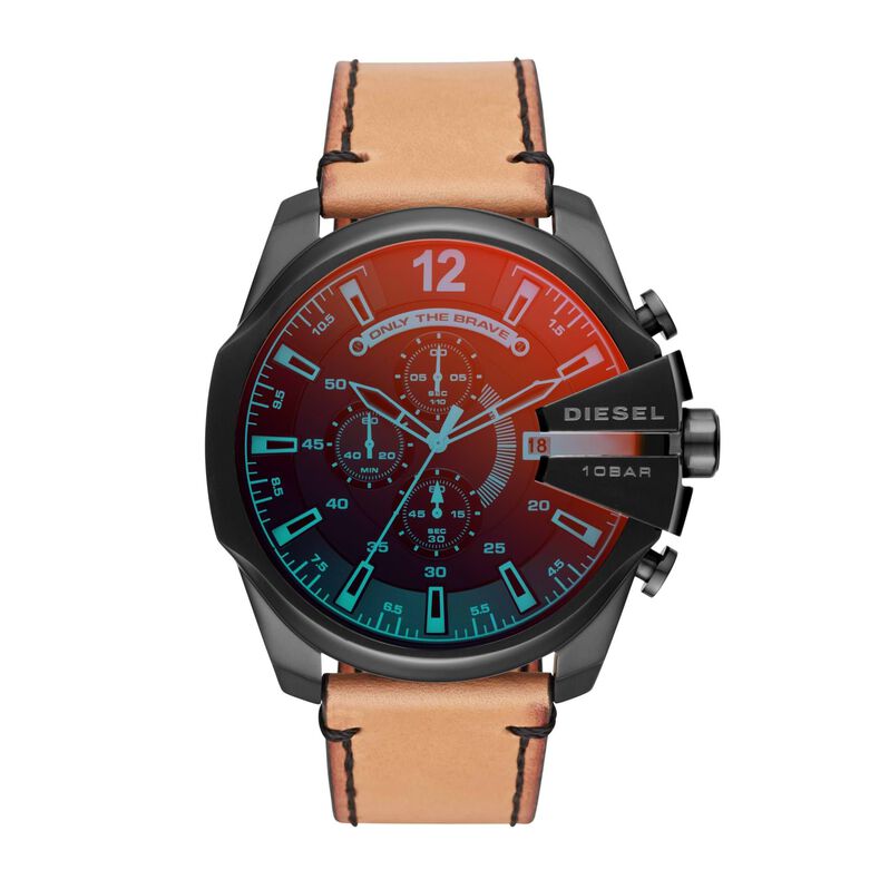 Orologio Cronografo Uomo Diesel Chief quadrante nero e arancio DZ4476-SA20 - Spannringe Herren | OROVIVO