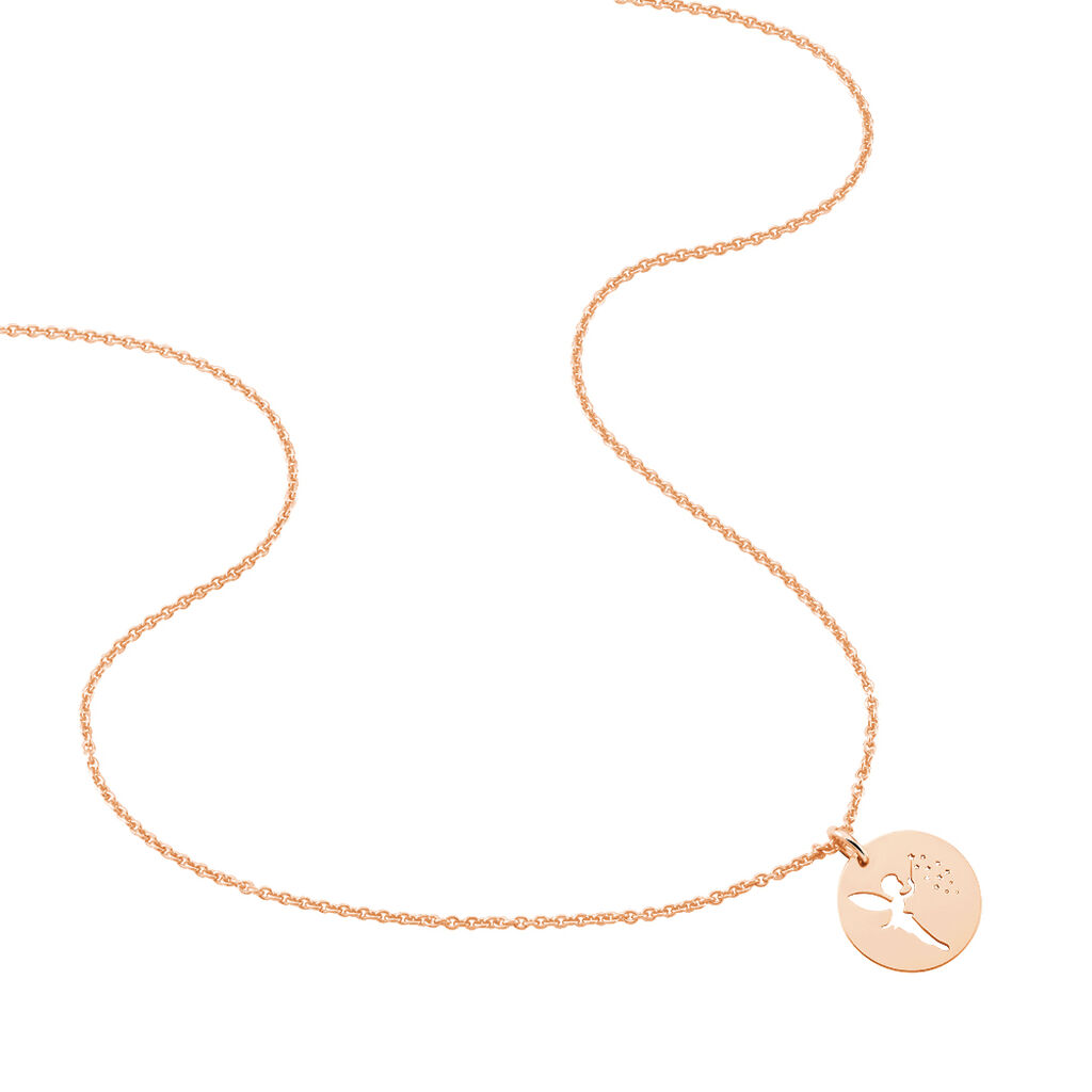 Damen Halskette Silber 925 Rosé Vergoldet Fee -  Damen | OROVIVO