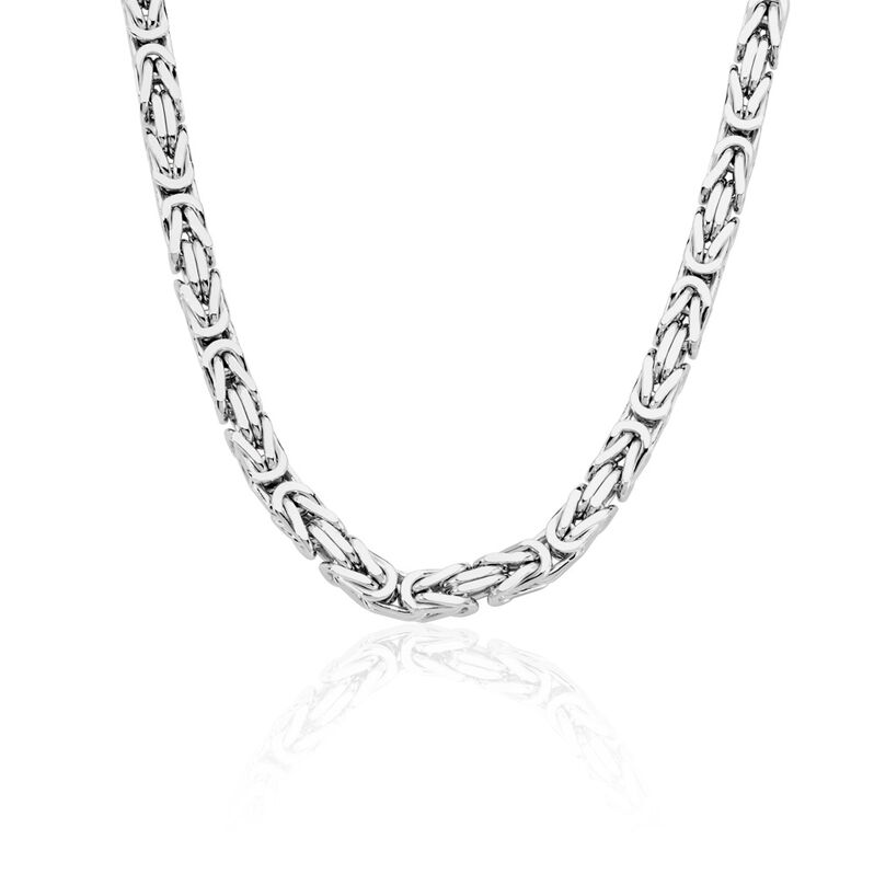 K&Ouml;NIGSKETTE Herren Kette Silber 925 B 5 mm - K&ouml;nigsketten Herren | OROVIVO