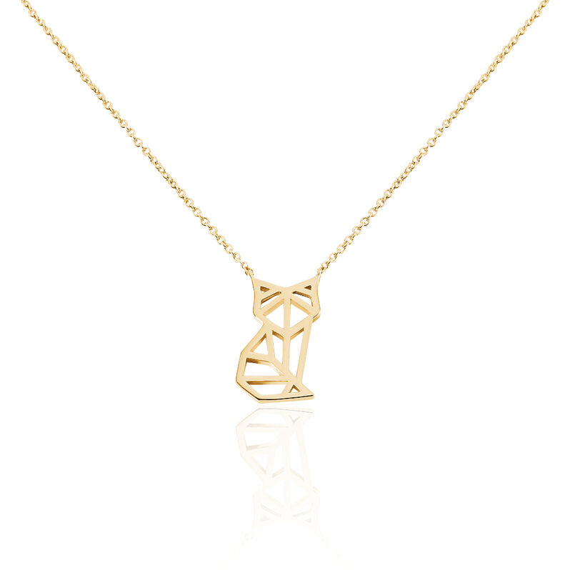 Collier Plaque Or Jaune Thea - Spannringe Damen | OROVIVO