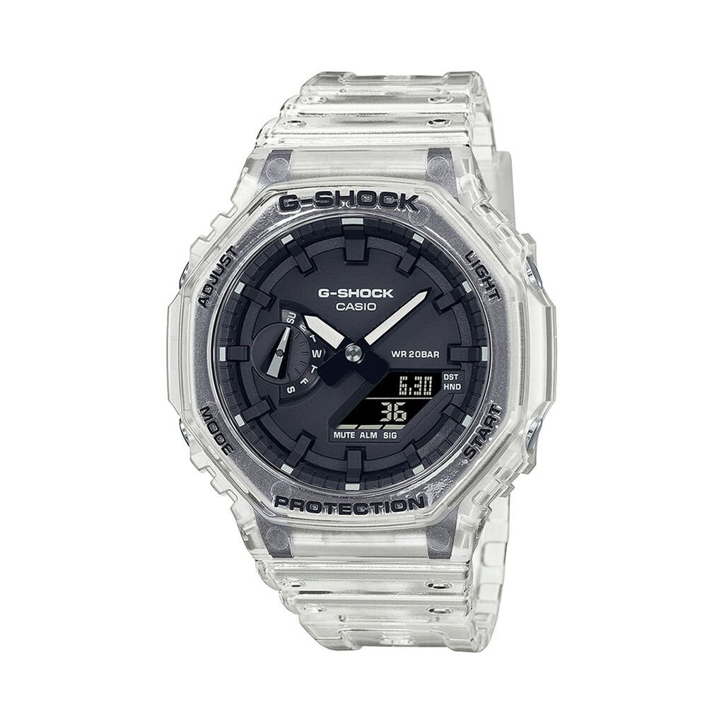 CASIO G-SHOCK Herrenuhr Classic Skeleton GA-2100SKE-7AER Quarz Digital - Armbanduhren Herren | OROVIVO