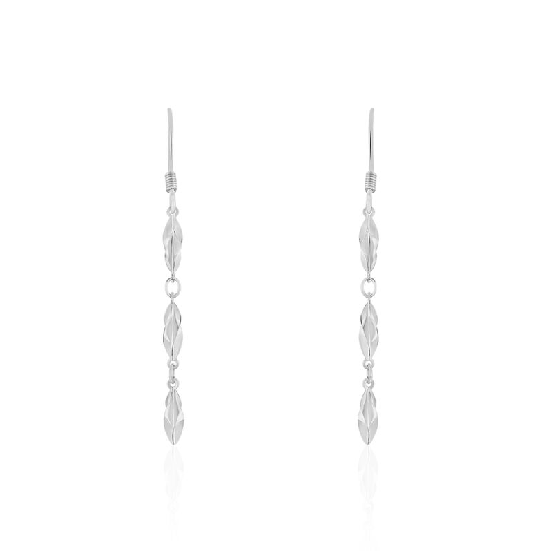 Boucles D'oreilles Raska Argent Pendante - Spannringe Damen | OROVIVO