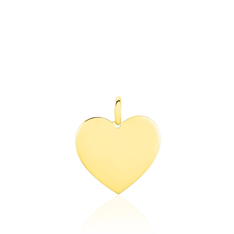 SIRONA Damen Anh&auml;nger Gold 375 (9 Karat) Herz - Anh&auml;nger mit Gravur Damen | OROVIVO