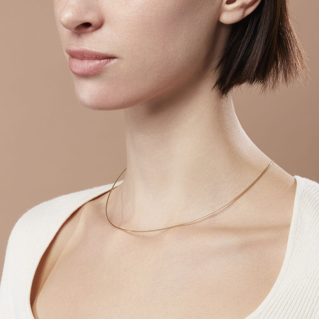 Damen Omegakette Gold 375  - Halsketten Damen | OROVIVO