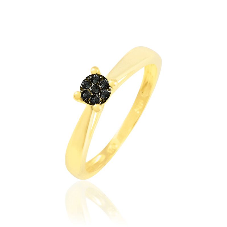 Bague Solitaire Collection Grace Or Jaune Diamant - Spannringe Damen | OROVIVO