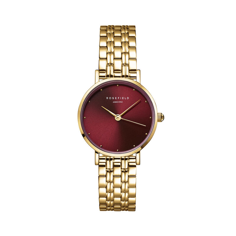 Montre Rosefield Small Edit Bordeaux - Spannringe Damen | OROVIVO