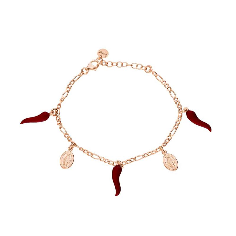 Bracciale Rosario Silver Soul Argento Rosa - Spannringe Damen | OROVIVO