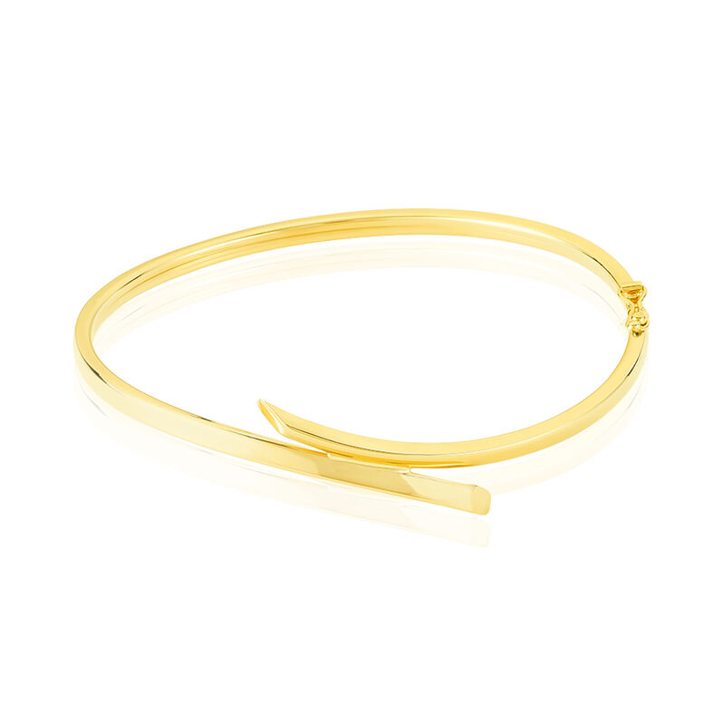Bracelet Jonc Loise Flexible Or Jaune - Spannringe Damen | OROVIVO