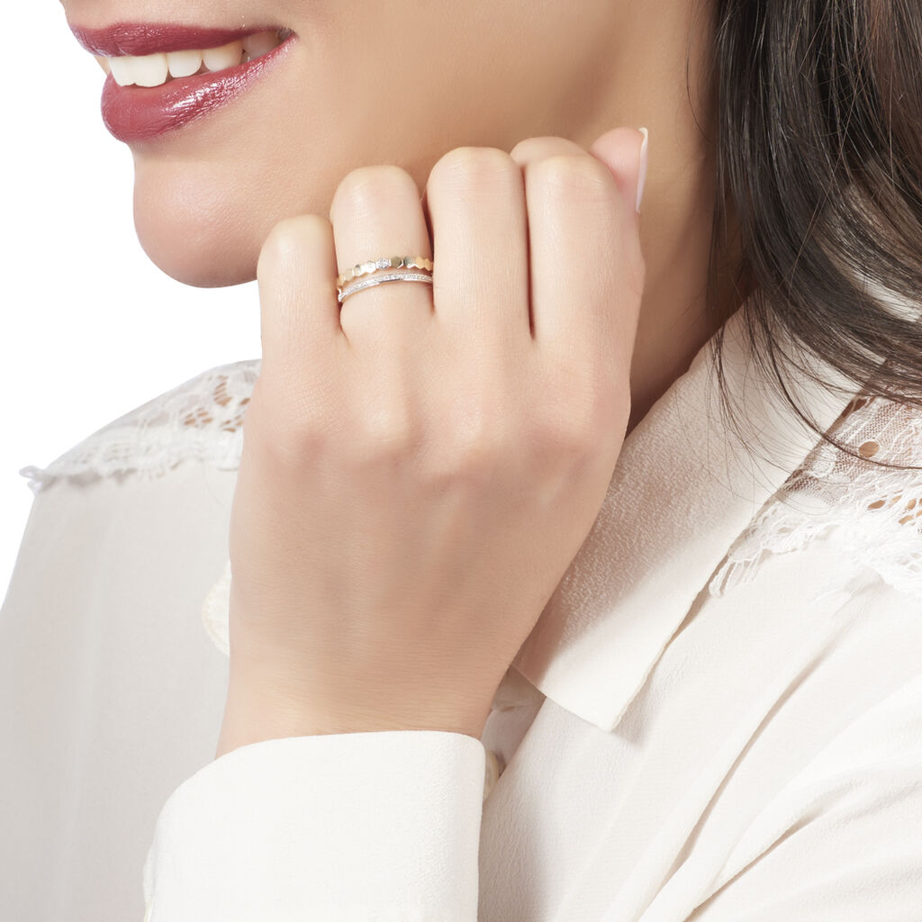 Bague Or Jaune Oxyde Andoche - Spannringe Damen | OROVIVO