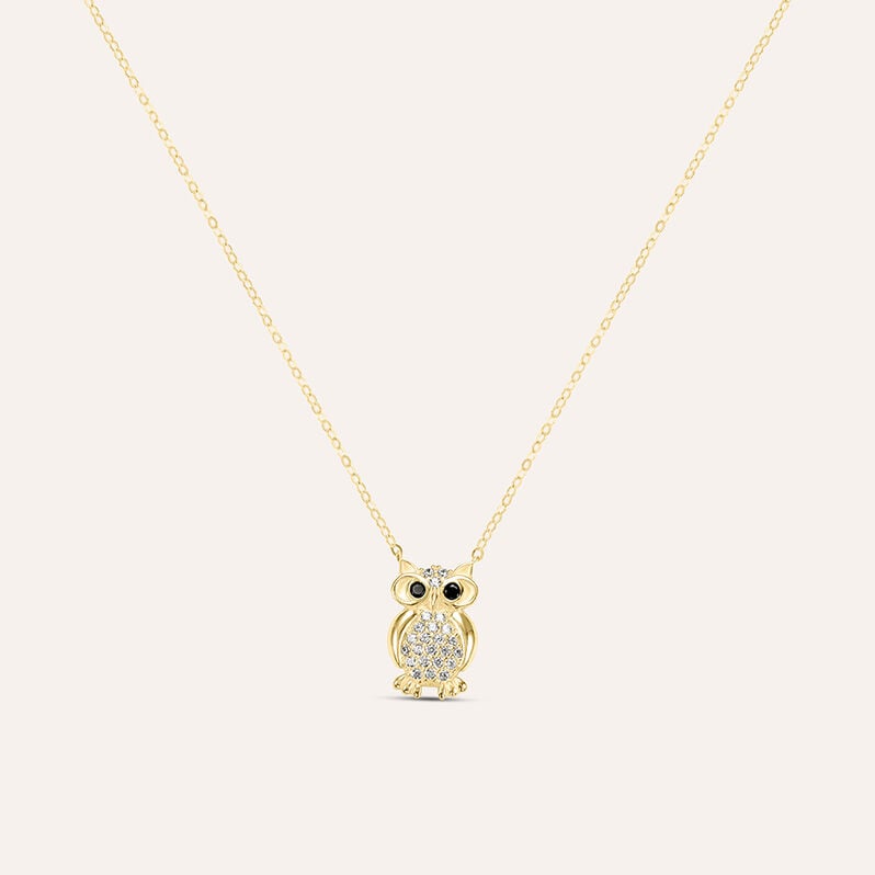 Collana Claire Oro Giallo Cubic Zirconia - Spannringe Damen | OROVIVO