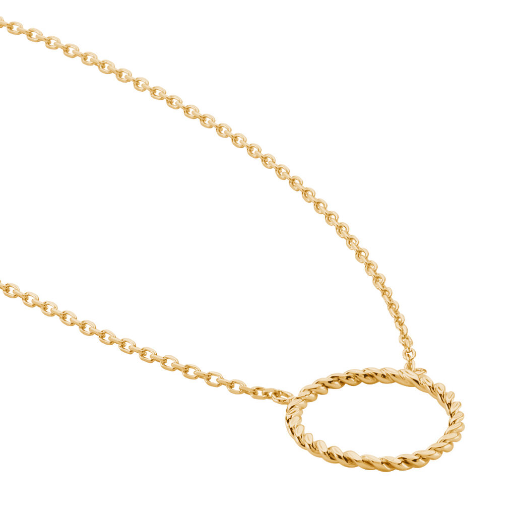 Collier Plaque Or Jaune Louva - Spannringe Damen | OROVIVO