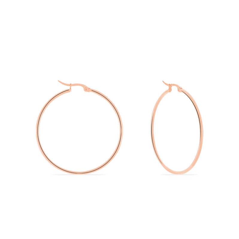 Damen Creolen Edelstahl Rosé Vergoldet - Creolen Damen | OROVIVO