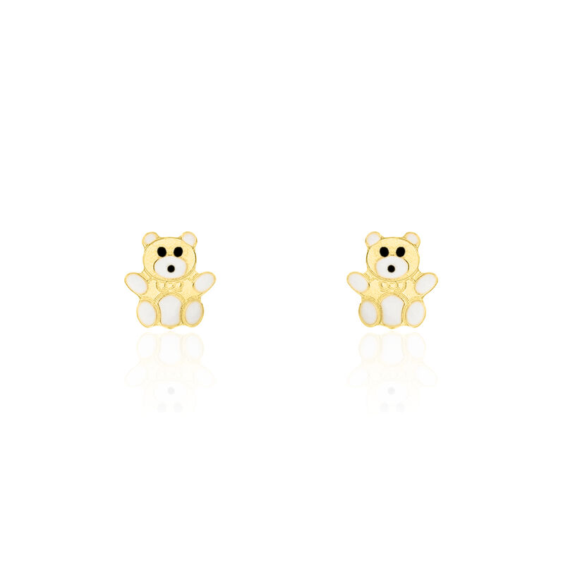 Boucles D'oreilles Puces mae Or Jaune  - Spannringe Kinder | OROVIVO