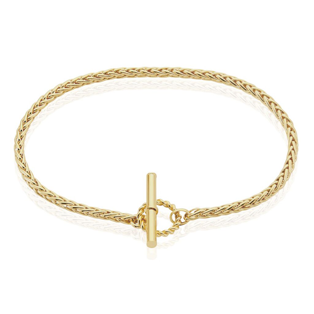 Thumbnail - Damen Armband Haferkornkette Gold 375 Amelia, Armkette ohne Stein
