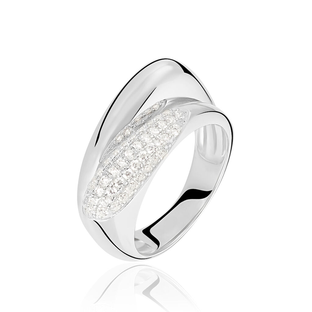 Damenring Silber 925 Zirkonia - Ringe mit Stein Damen | OROVIVO
