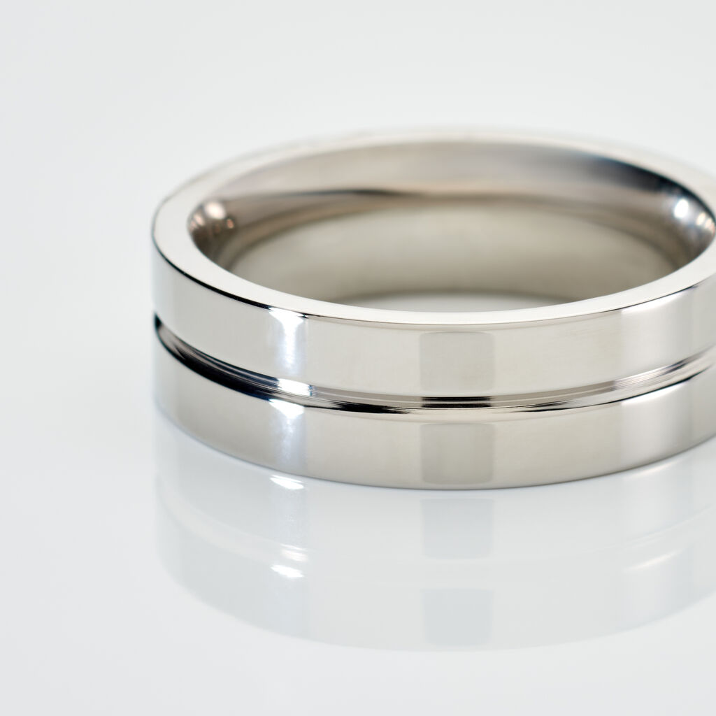 BOND Unisex Ring Edelstahl B 6 mm
