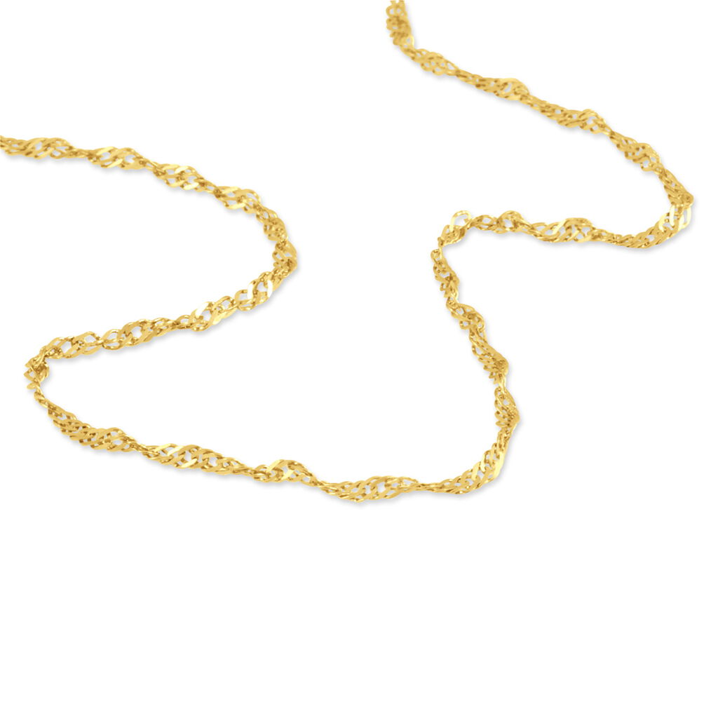 Damen Singapurkette Gold 375  - Halsketten Damen | OROVIVO