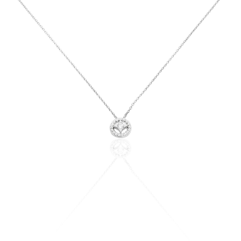 Collier Nour-imen Or Blanc Diamant - Spannringe Damen | OROVIVO