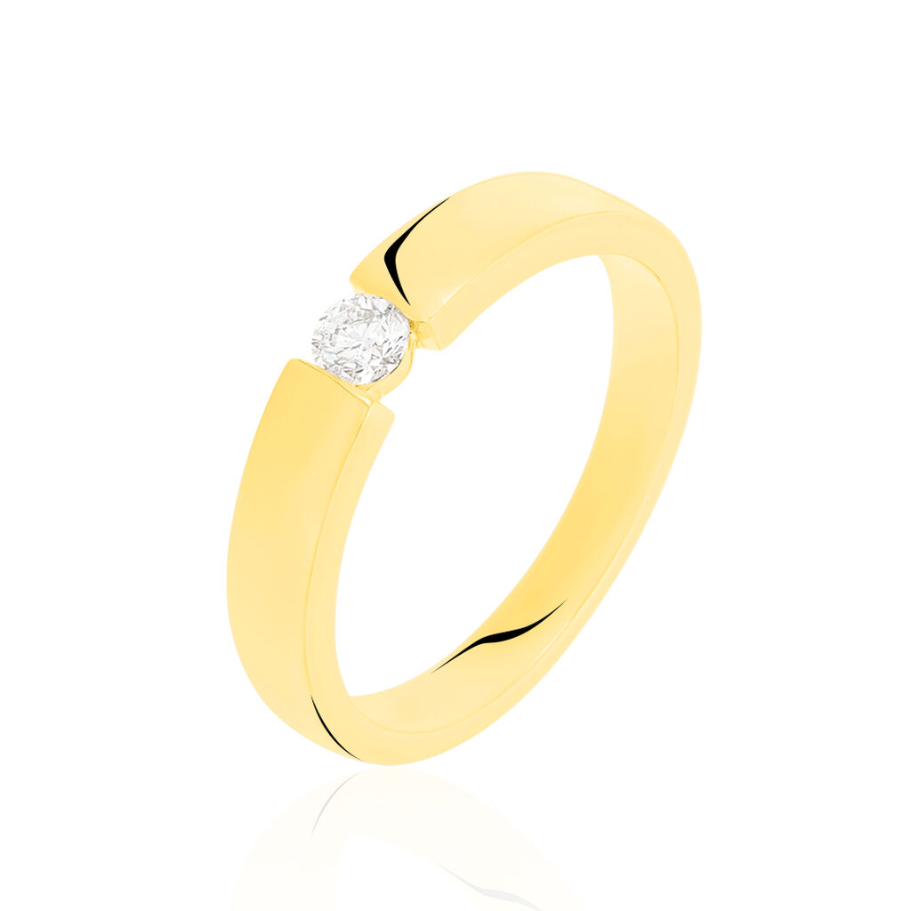 Spannring Gold 375 Diamant 0,1ct -  Damen | OROVIVO